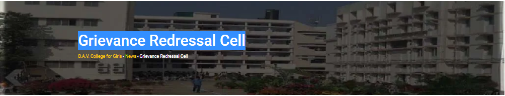 grievance redressal