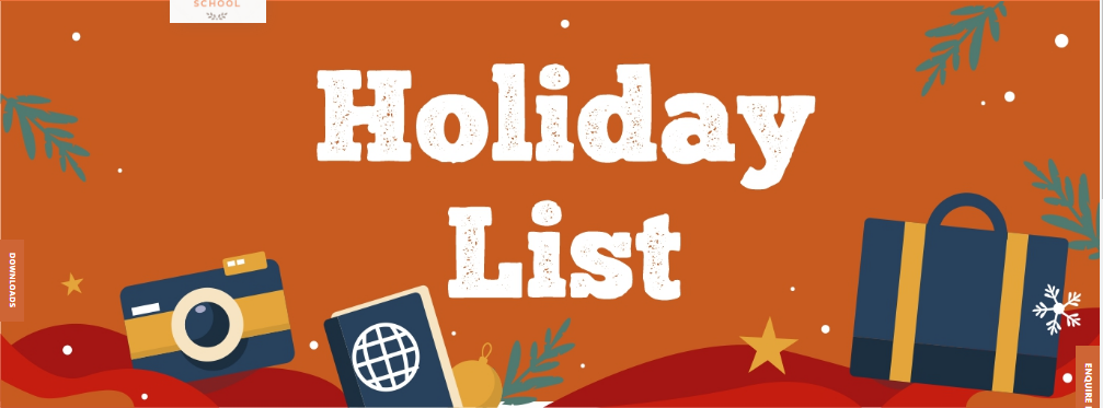 HOLLIDAY LIST