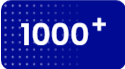 1000+